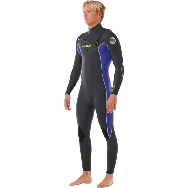 2025 Rip Curl Männer Dawn Patrol Performance 4/3mm Brustreißverschluss Neoprenanzug 15DMFS - Wild Berry